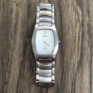 Stainless steel Fossil watch